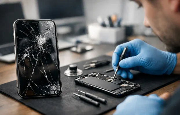 Écran iPhone cassé : réparation rapide à Laval