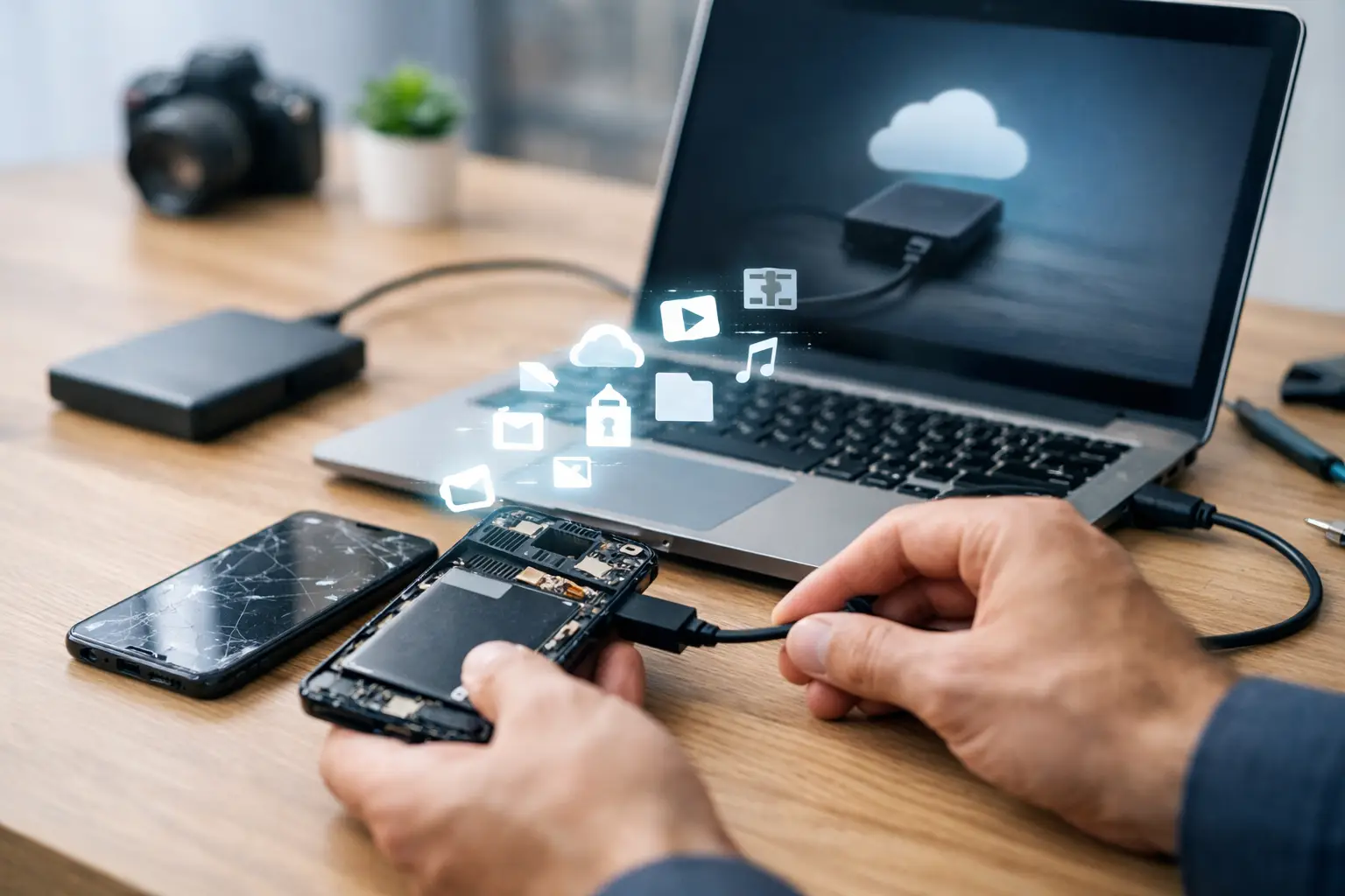 Récupérer les données d’un téléphone en panne