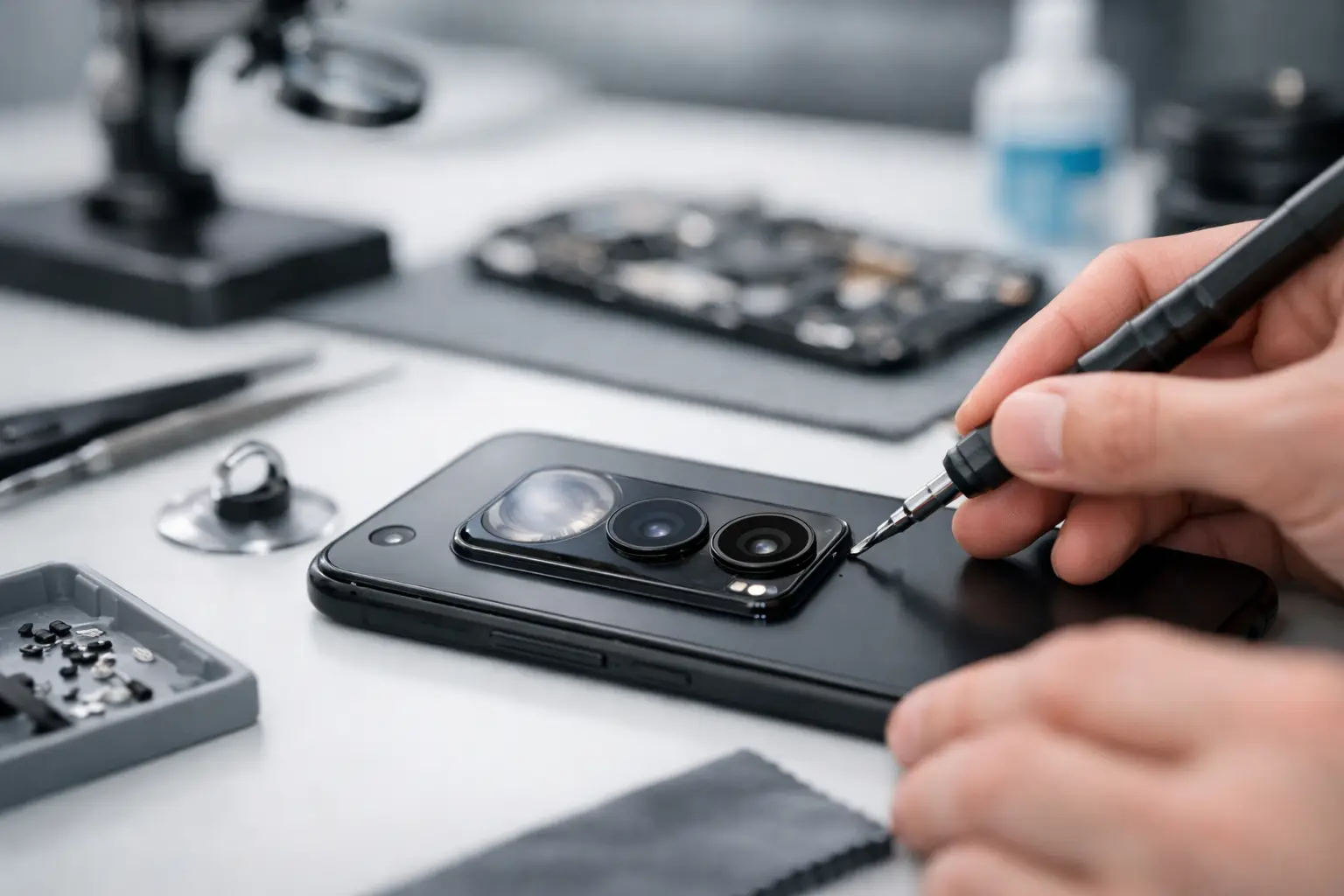 Réparation caméra téléphone floue : solutions