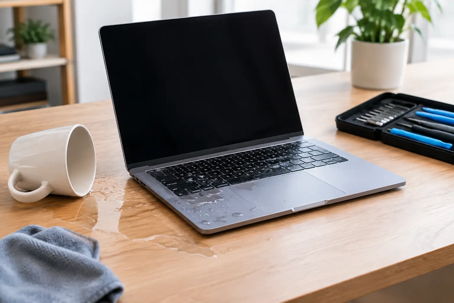 MacBook liquide réparable, que faire maintenant ?