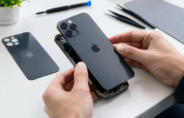 Remplacer la vitre arrière d’un iPhone sans erreur