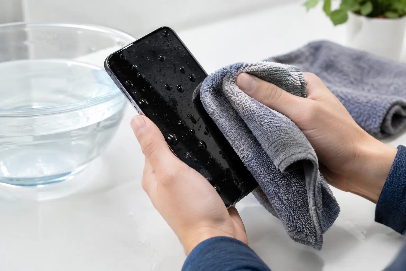 Dry a Smartphone After Immersion: Do This First
