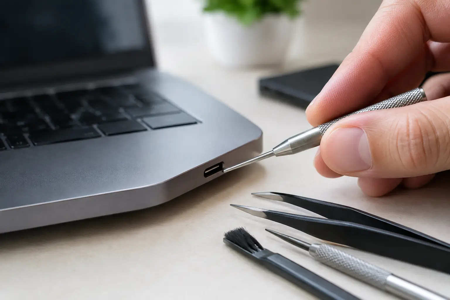 How to Repair a USB-C Port Without More Damage