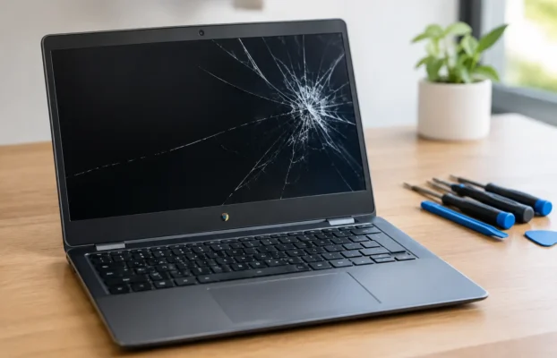 Réparation écran Chromebook cassé options