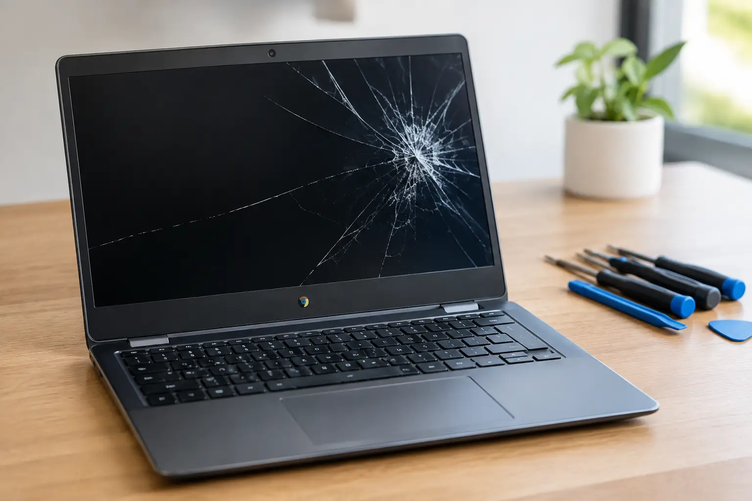 Réparation écran Chromebook cassé options